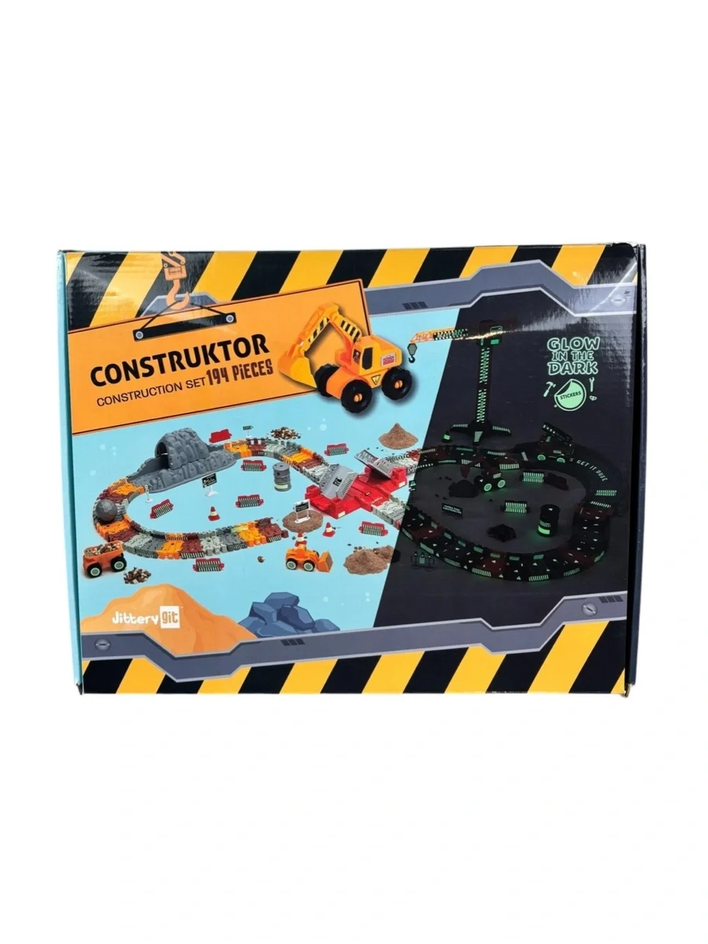 Construction Site & Trucks Track Set Like New